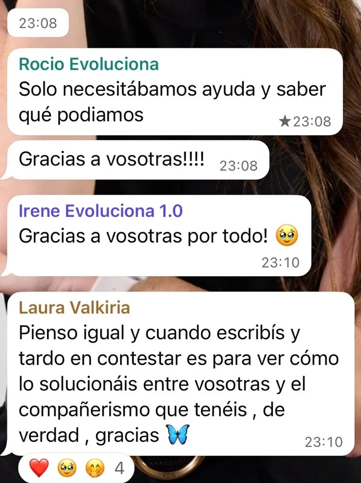 Reseña por WhatsApp de una asistente de Evoluciona sobre la formación para salones de belleza (4)
